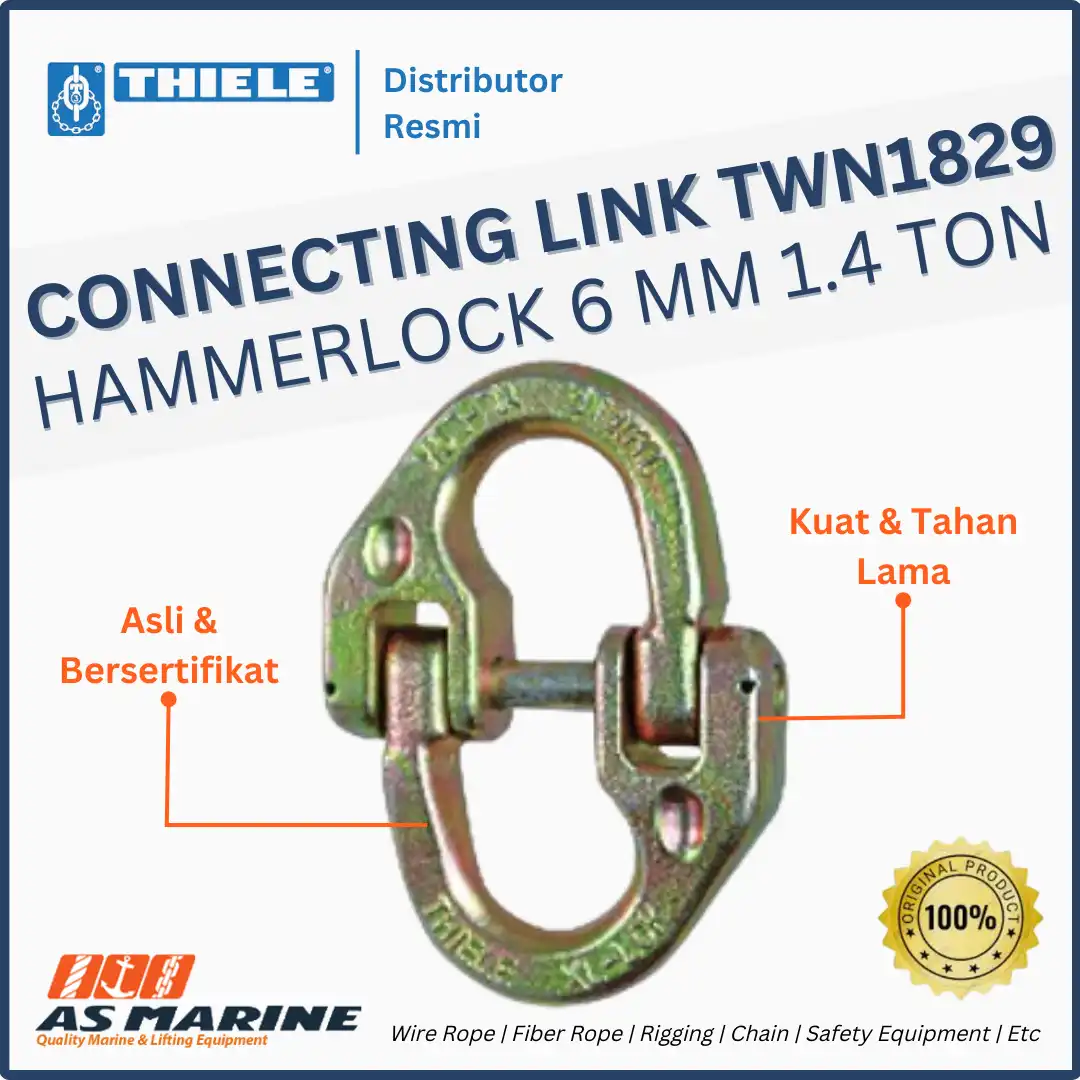 THIELE Connecting Link / Hammerlock TWN 1829 6 mm 1.4 Ton